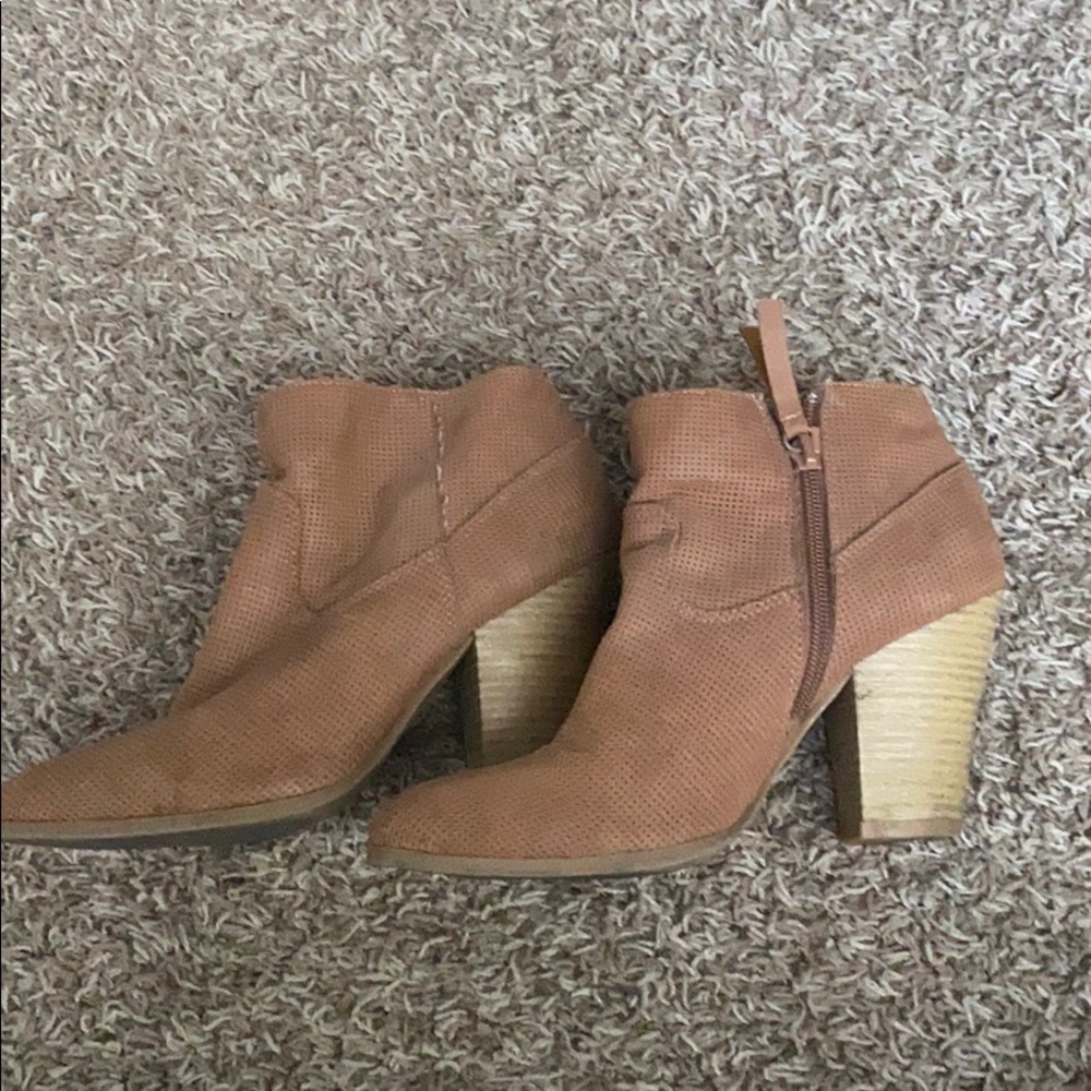 Brown booties